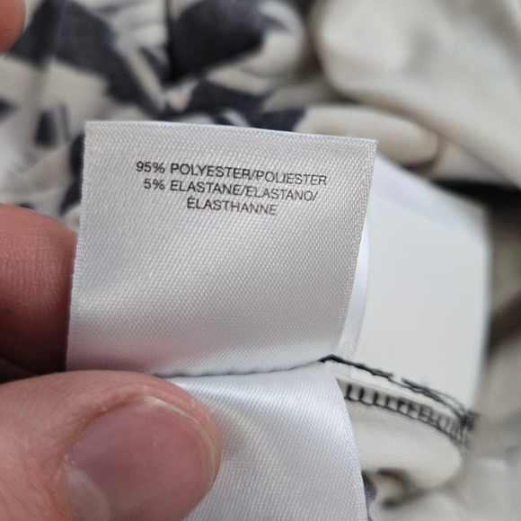 Anne Klein Khaki Multi Floral Ruffle Sleeve Workwear Shift Dress Size 2 NWT - Picture 9 of 10